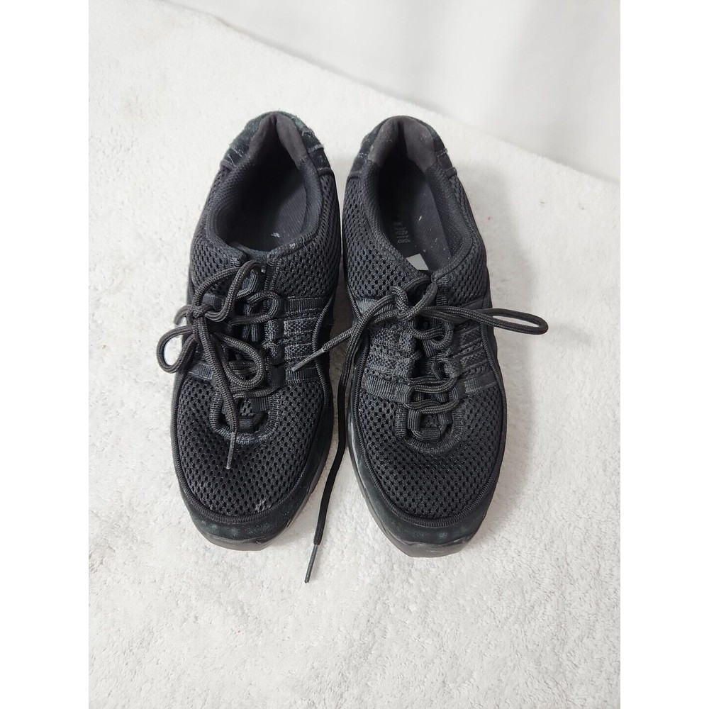 BLOCH Dance Hip Hop SNEAKERS Shoes Black S0538L Women's Sz 7.5 Lace Up